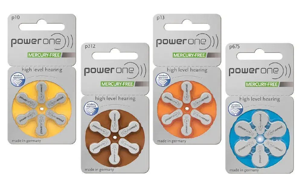 Piles auditives Power one